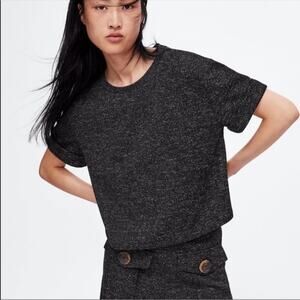 Zara | Cuffed Sleeve Top Size M